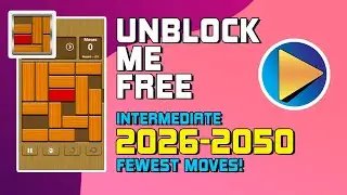 Unblock Me FREE Intermediate Levels 2026 to 2050 Walkthrough [100% Perfect!]