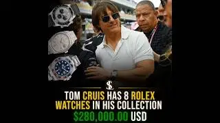 ✨TOM CRUISE ROLEX⌚COLLECTION 💫 #watch #rolex #richman #tomcruise #luxurylife  #shortfeed