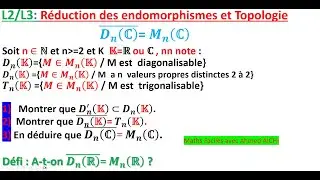 L'ensemble des matrices diagonalisable sur C est dense dans Mn(C)