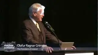 Startup Iceland 2012 - &Oacute;lafur Ragnar Grimsson