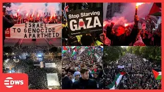United Voices for Palestine: Worldwide Anger and Hope Amid Gaza Ceasefire | DWS News | AC1F