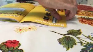 Covering School Books with Contact