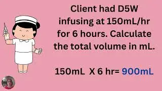 How to Calculate Total Volume of IV Fluids - Easy Nursing Math Trick