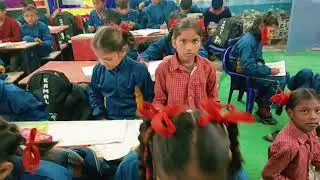 Road safety painting competition in gps kharasoot 