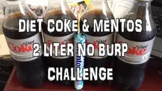 DIET COKE & MENTOS NO BURP 2 LITER CHALLENGE (EPISODE 8)