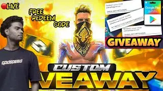🔴 Redeem code giveaway solo tournament kill point match #freefire#tamil#ff