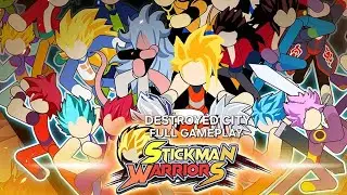 Stickman Warriors Destroyed City Chapter 13 Full Gameplay