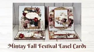 Mintay Fall Festival Easel Cards - ASC Craft Supplies DT Project