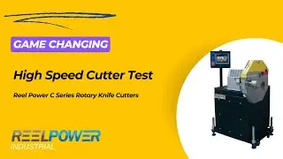 High Speed Cutter Test | Reel Power Industrial Downstream Extrusion Equipment