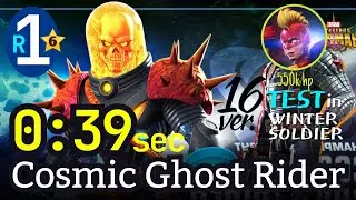 6* Cosmic Ghost Rider 1-Rank 39 sec No boost | Test in ROL #mcoc