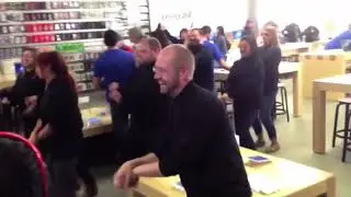 Brain washed fanatics RAID Apple Store.