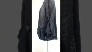 Alexander Wang, Black Mesh Knit Os Jacket, Size S, $179.00