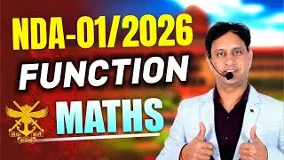 NDA 01/2026 Maths | Functions Part 2 | Most Important NDA Functions One Shot | By Mukesh Sir
