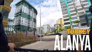 Район Алании 4K Ататюрк Махмутлар | Виртуальная поездка на велосипеде по Анталии