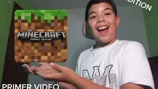 Jugando Minecraft y ense&ntilde;ando mi mundo En mi primer video #minecraftpocketeddition#primervideo