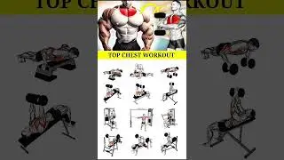 Top chest workout 💪 build bigger chest | gym & dumbbell #shortvideo #viralvideo #ytshorts