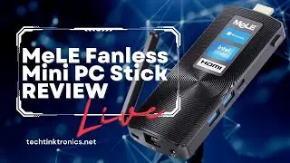 LIVE - 🏮 Лучший безвентиляторный ПК - MeLE PCG02 Mini PC Stick! - Обзор и распаковка