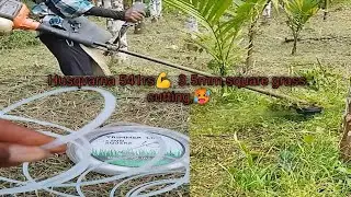 Grass cutting ‼️ Husqvarna 541rs💪 3.5mm square rope used 🥵
