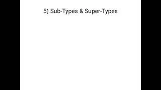 Sub-types, Super-types, Sub-tables and Super-tables in SQL3