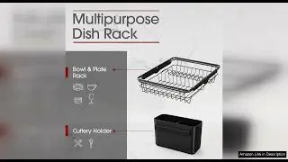 Sakugi Dish Drying Rack - Stainless Steel Dish Rack with Drainboard for Review