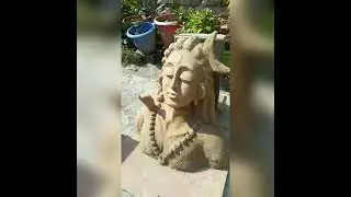 #adiyogi #mahakal #claysculpture
