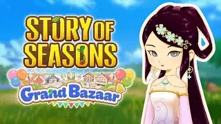 Continuing the year 3 grind in STORY OF SEASONS: Grand Bazaar! 🍃🏔️
