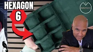 DAILY WATCH -HEXAGON 6 Watch Box REVIEW | LUXURY WATCH BOX STORAGE OPTIONS!