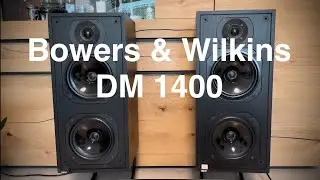 Bowers & Wilkins DM 1400 vintage speakers