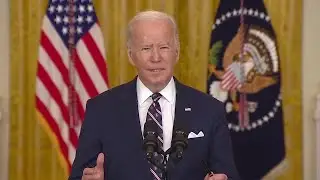 President Joe Biden sanctions Russia for 'invasion of Ukraine'