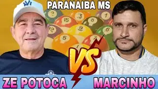 Zé Potoca x Marcinho ( Paranaiba 19 ) #sinuca #live #snooker #humor