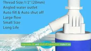 Master Water Management: Nylon Automatic Water Level Control Float Valve