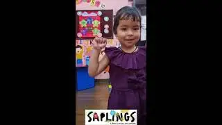 At Saplings #recognitionias #countingnumbers #countingnumbers1to10 #reversecounting