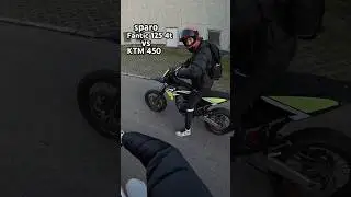 sparo Fantic 125 4t vs KTM 450 sx-f