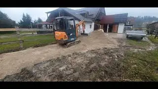 Digging Through Mud To Make A Nice Small Road With Mini Excavator Komatsu And Doosan | Part 2
