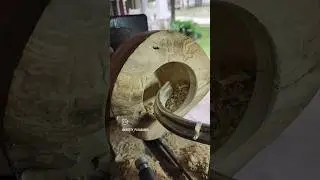 Hackberry Crotch Bowl #woodturning