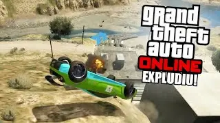GTA V ONLINE [PS3] - CORRIDA DA MORTE? BRENO ADORA FICAR EM TERCEIRO!