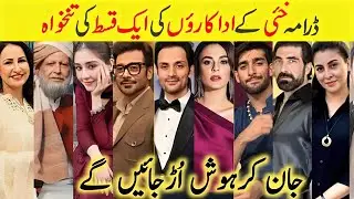 Drama Khaie Cast Salary Per Episode Last | Khai Drama All Cast Salary | Paki Drama