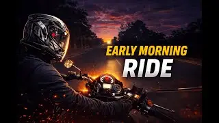 Вот почему я люблю поездки ранним утром | Хайдарабад 🏍️