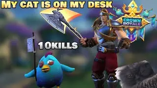 Winning as Warrior with a Cat on my Desk | Realm Royale Reforged - 10 Kills