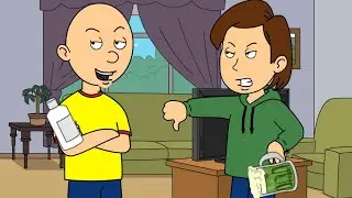 Caillou pours shampoo in Boris's beer / Grounded