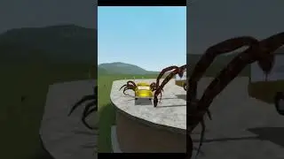 spider move in CAR EATER - Meme Coffin Dance | Subscribe 👇 | #shorts