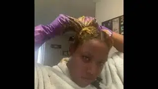 Color my hair with me using Adore Spiced Amber