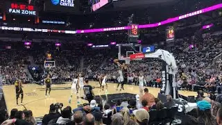 Warriors Vs. Spurs @ AT&T Center, February 1 2022, Section 101 Row 8, Great Game, Down To The Wire!