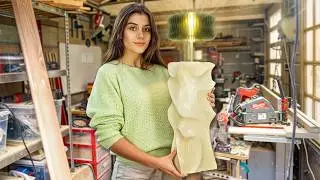 Fabriquer une lampe DESIGN en BOIS SCULPT&Eacute; (Facile et rapide !)
