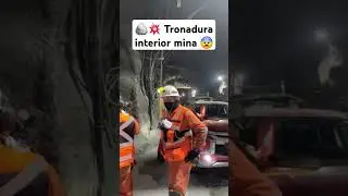 Tronadura interior mina #seguridad #mineria #chile #viralshorts