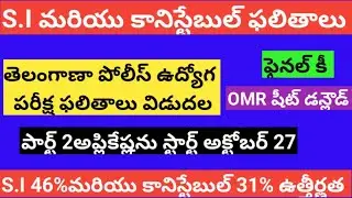 Ts si and constable results 2022//#tslprb #tsconstable @sriganeshofficial53