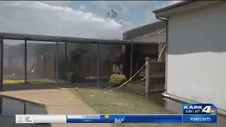 Massive fire in White County
