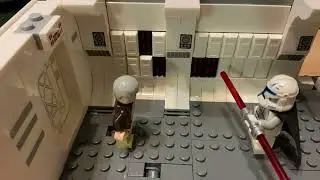 Frame1&rsquo;2&3 stop motion Darth pileups vs obi wan kanobi