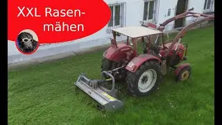XXL Rasenmähen mit dem Schlegelmulcher von Jansen