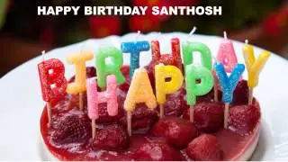Santhosh - Cakes  - Happy Birthday SANTHOSH